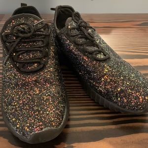 Multi glitter sneakers